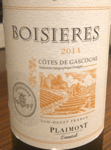 Boisieres Rouge Cotes de Gascogne 2014_2