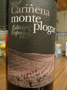 Carinena Monte Plogar_etykieta