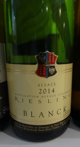 Paul Blanck Alzace Riesling 2014