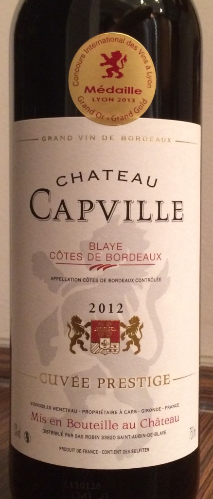 Château Capville Blaye Côtes de Bordeaux