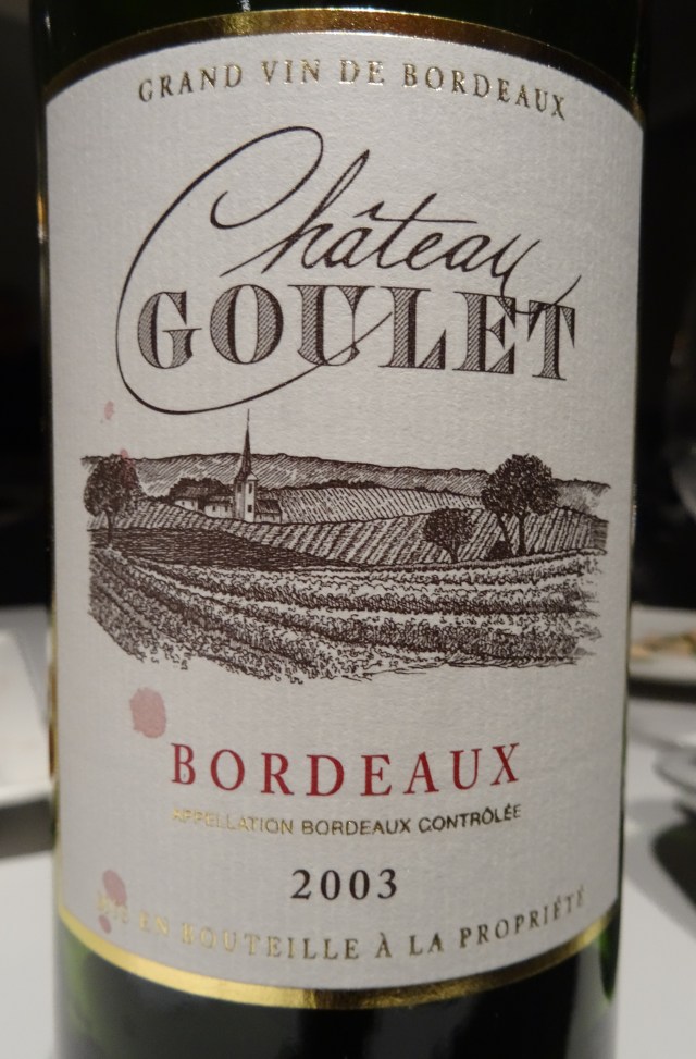 4. Château Goulet 2003